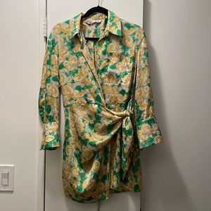 Pucci print wrap dress